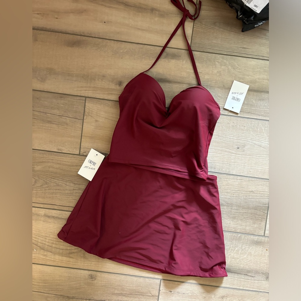 NWT Orphe swim x Jesse bader Bianca halter top and mini skirt - Picture 4 of 4